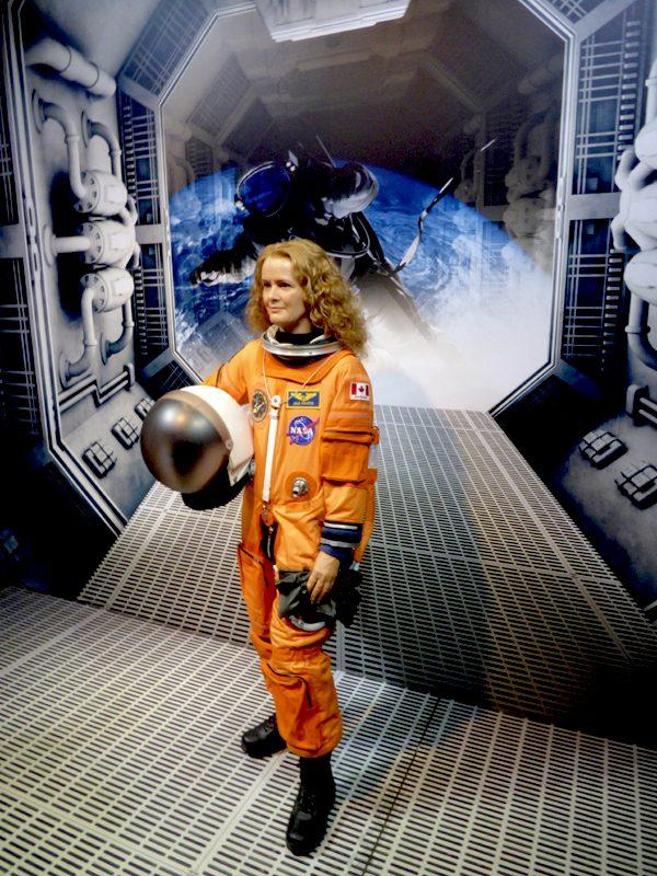 Wax depiction of former Canadian astronaut and current Governor General Julie Payette  at Musée Grévin. (Manos Angelakis)
