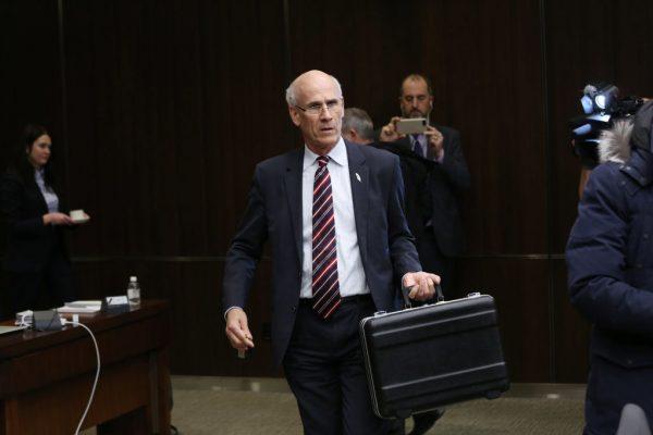 Canada's Privy Council Clerk Michael Wernick arrives to testify before the House of Commons justice committee on Parliament Hill on March 6, 2019. (Dave Chan/Getty Images)