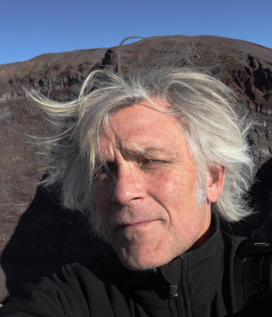Photographer William Wylie on Mount Vesuvius in 2015. (William Wylie)