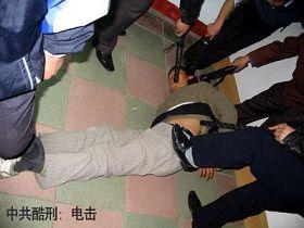 Beaten by several prison guards/inmates with electric batons. (Minghui.org)