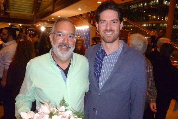 Ken Goldfine (L) and Andrew Barcram said they enjoyed Shen Yun after watching the company’s performance at Toronto’s  Four Seasons Centre for the Performing Arts on March 29, 2019. (Omid Ghoreishi/The Epoch Times)