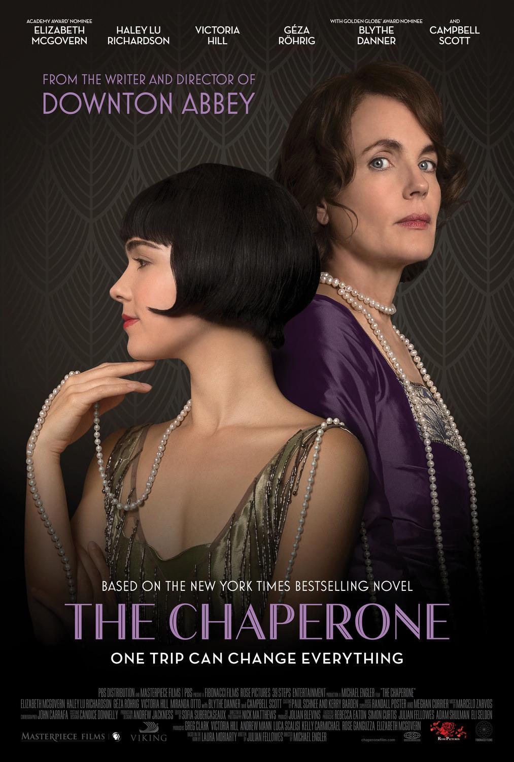 Hayley Lu Richardson (L) and Elizabeth McGovern star in "The Chaperone." (Fibonacci Films)