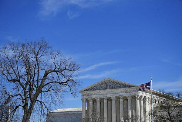 The Supreme Court is seen in Washington, on March 27, 2019. (Photo by MANDEL NGAN / AFP/Getty Images)