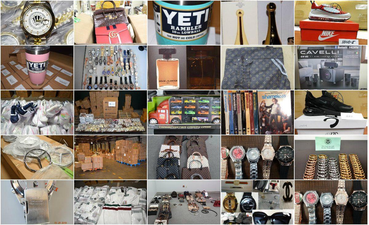 Images of counterfeit products seized by the U.S. Customs and Border Protection. (U.S. Customs and Border Protection)