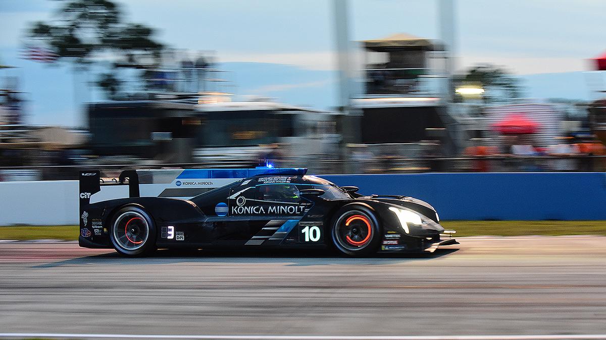  The #10 Wayne Taylor Racing Cadillac which won the Rolex took second at Sebring, tying Whelen in championship points. (Bill Kent/Epoch Times)