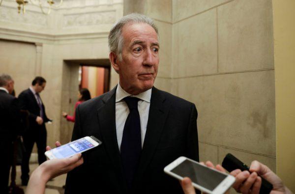 House Ways and Means Committee Chairman Richard Neal talks to reporters at the U.S. Capitol in Wash., on April 4, 2019. (Yuri Gripas via Reuters)