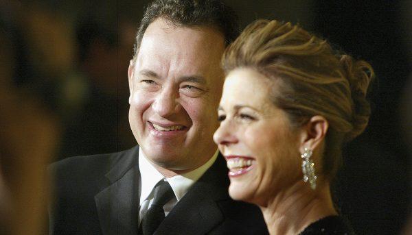 Tom Hanks and wife, actress Rita Wilson, in a file photo. (Kevin Winter/Getty Images)