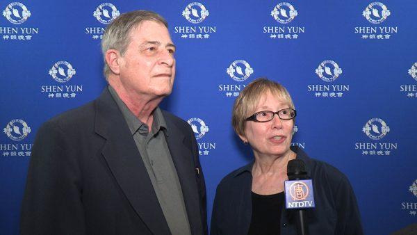 Sturgeon and Tanya Briggs enjoyed Shen Yun at the Cobb Energy Performing Arts Center in Atlanta, Georgia, on April 5, 2019. (NTD)