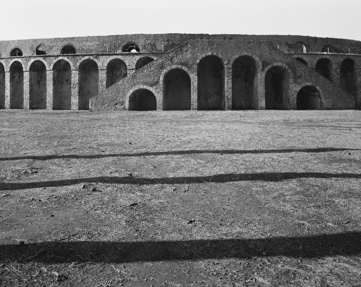 “Amphitheater (II.6), Pompeii,” 2013, by William Wylie. (William Wylie)