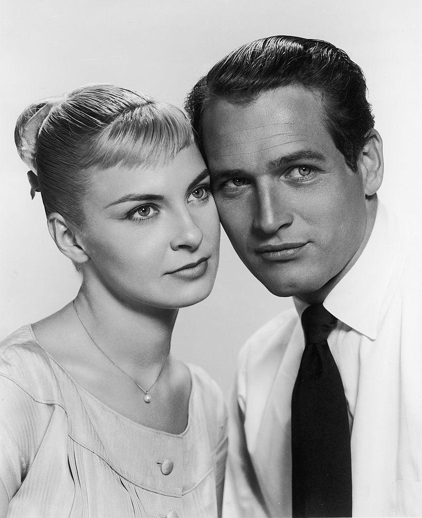 A promotional portrait of Newman and Woodward for "The Long Hot Summer" (©<a href="https://www.gettyimages.com/detail/news-photo/promotional-studio-portrait-of-married-american-actors-paul-news-photo/1686481">Getty Images</a>)