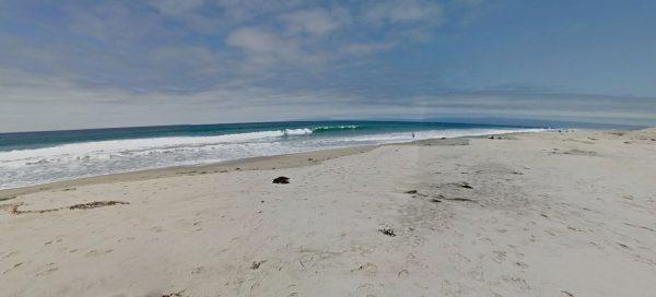 Sand dunes in Marina, California, which is located on the Central Coast. (Google Street View)