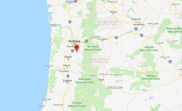 She lived in Molalla, Oregon (Google Maps)