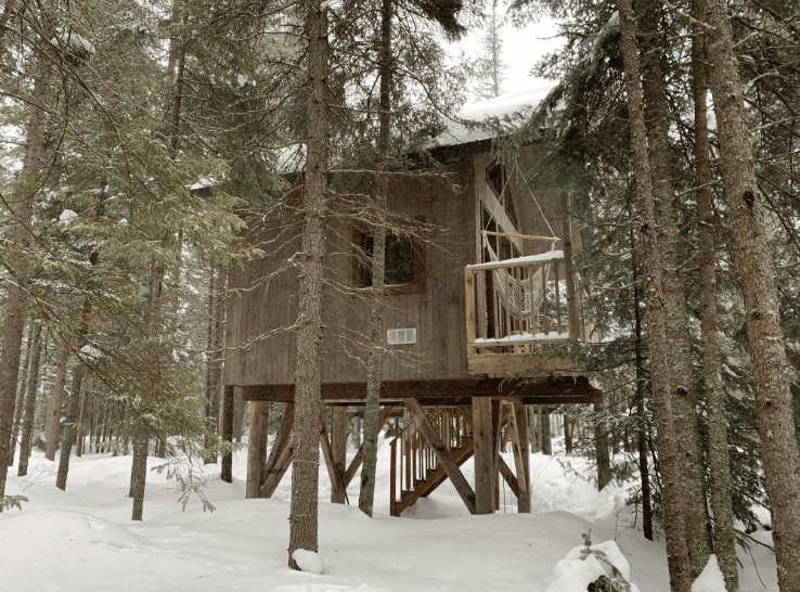 Kabania, an environmentally-friendly cabin resort in the middle of the forest. (Janna Graber)