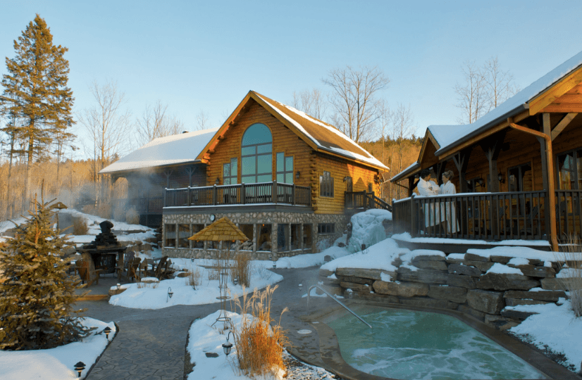 Natur'eau Spa & Chalets, a Nordic spa in Mandeville. (Michel Julien/Natur'Eau)