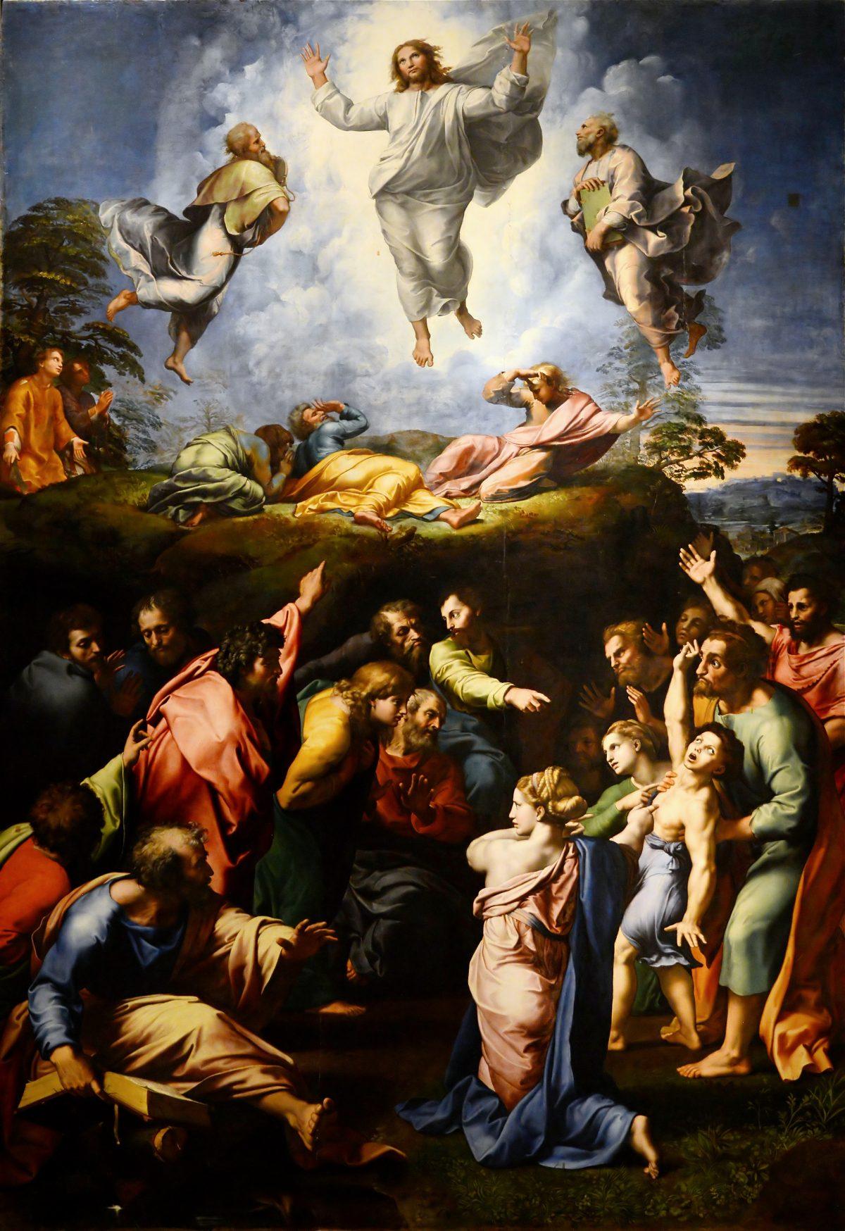“The Transfiguration,” 1520, by Raphael, in the Pinacoteca Vaticana. (CC BY-SA 4.0)