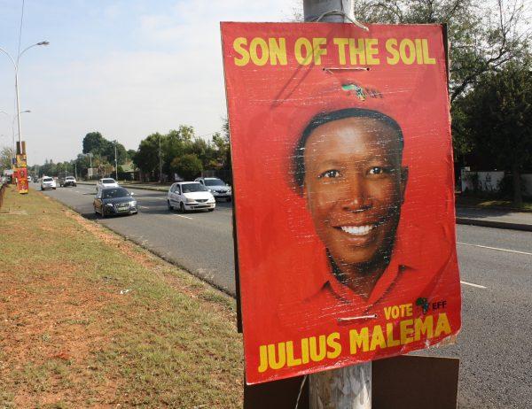 The leader of the radical Economic Freedom Fighters (EFF) party, Julius Malema, is one of the politicians hoping to benefit from the ANC's many mistakes. (Darren Taylor)