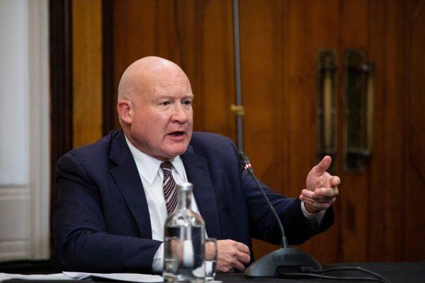 China analyst and investigator Ethan Gutmann gives evidence to a London tribunal investigating organ harvesting in China on April 7, 2019. (endtransplantabuse.org)