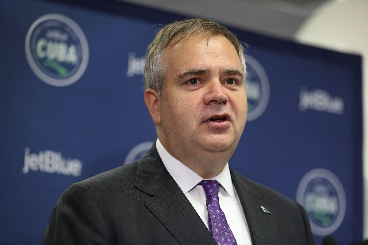 Robin Hayes, JetBlue's chief executive officer. (Joe Raedle/Getty Images)