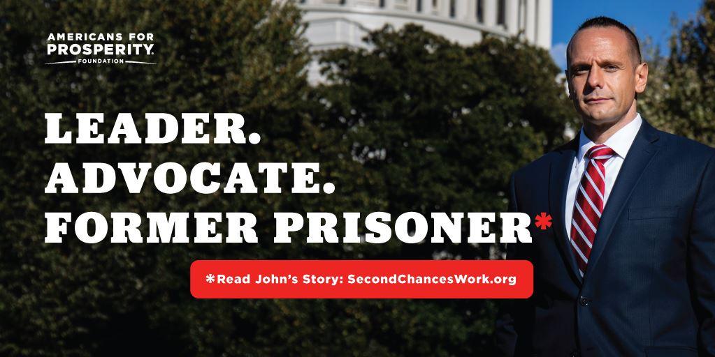An ad placed by Americans for Prosperity publicizing John Koufos's story. (Courtesy Americans for Prosperity)