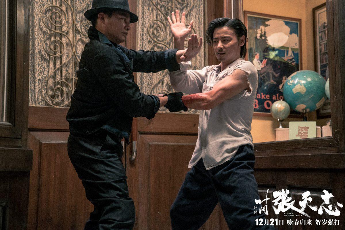 Tony Jaa (L) and Zhang Jin fight in “Master Z: Ip Man Legacy.” (Well Go USA Entertainment)