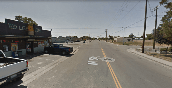 The location on M Street in Rio Linda where a pregnant woman was involved in a suspected DUI accident on April 8, 2019. (Screenshot/Google maps)