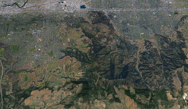 Iller Creek and Dishman Hills conversation areas near Spokane, Washington. (Screenshot/Google Maps)