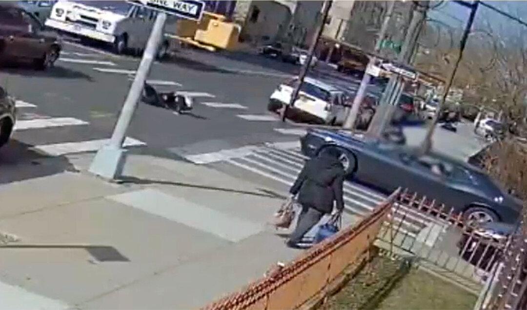 Female Driver Arrested After Crash Sends Pedestrian Flying 9 Feet Across Road