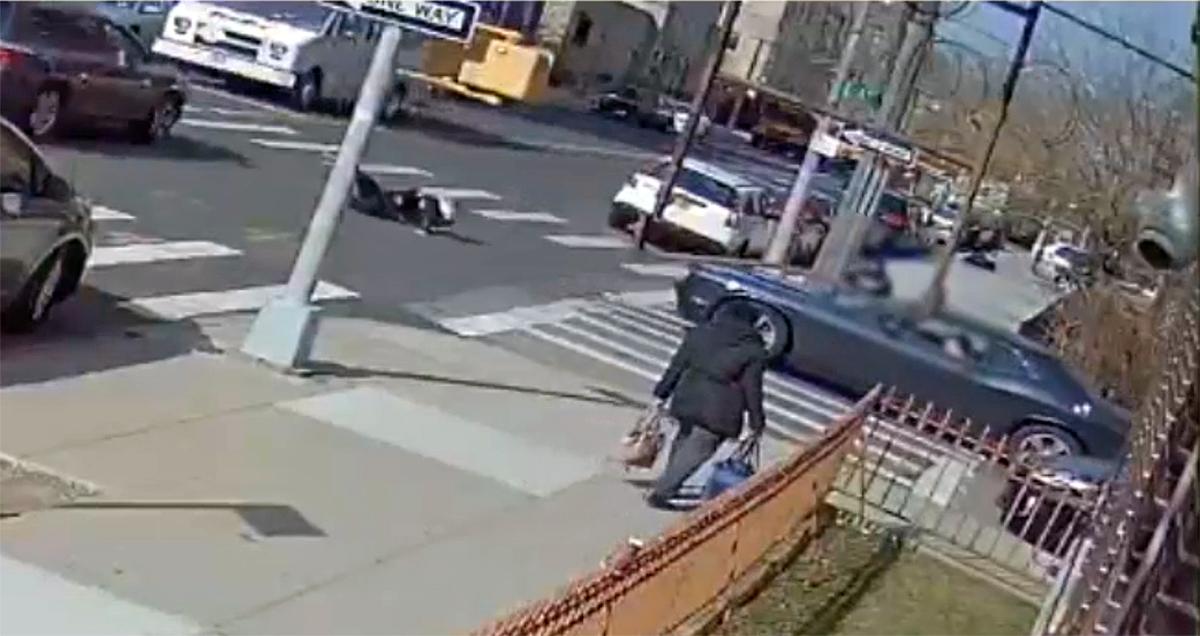 Female Driver Arrested After Crash Sends Pedestrian Flying 9 Feet Across Road