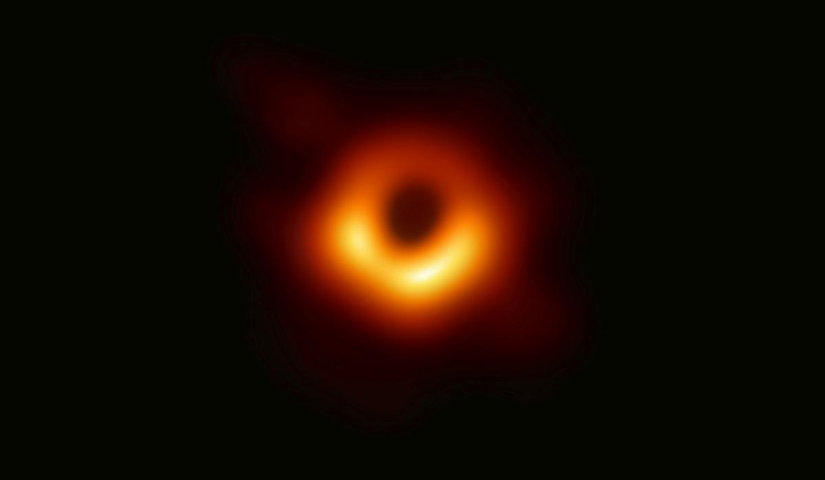 This image, released Wednesday, April 10, 2019, by Event Horizon Telescope, shows a black hole. (©AP | Event Horizon Telescope Collaboration/Maunakea Observatories)