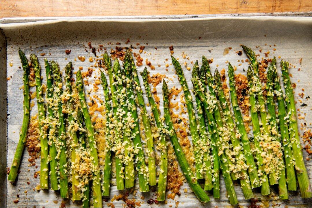 A Crispy, Cheesy Upgrade for Roasted Asparagus