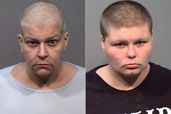 Tara Aven (L) and Briar Aven in police booking photos. (Yavapai County Sheriff's Office)