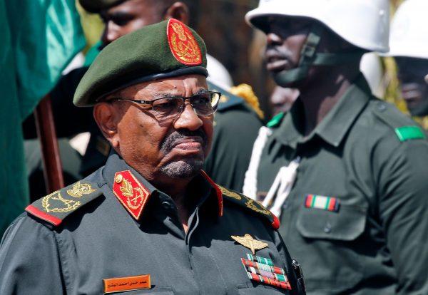 Then-Sudanese President Omar al-Bashir in the capital Khartoum on Feb. 12, 2019. (Ashram Shazly/AFP/Getty Images)