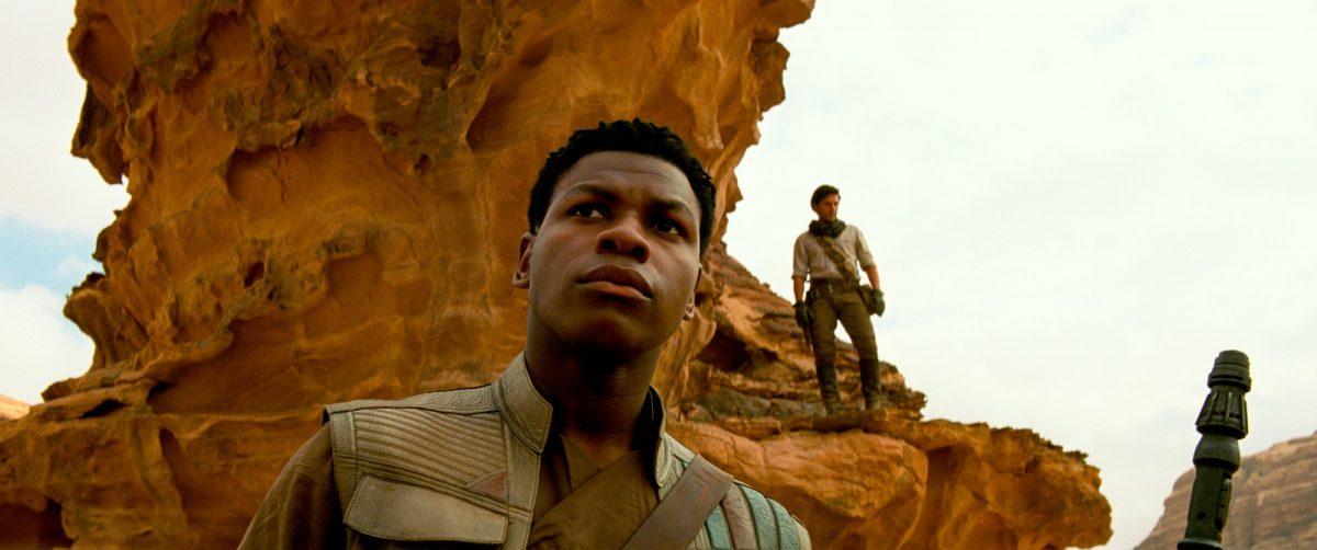 This image released by Lucasfilm Ltd. shows John Boyega as Finn in a scene from "Star Wars: Episode IX." (Lucasfilm Ltd. via AP)