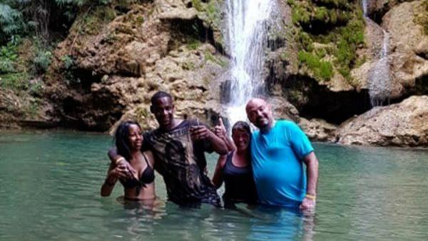 Cheryl Freeman shared just a day of vacation bliss in the Dominican Republic with Orlando Moore and Portia Ravenelle. (Cheryl Freeman via CNN)