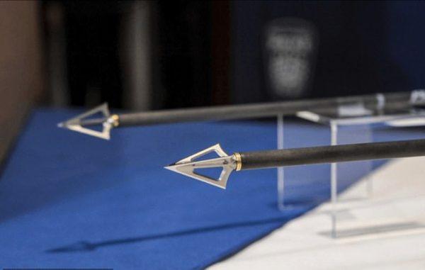 Arrows of the type used in the attempted assassination, on Nov. 7, 2018. (Peel Regional Police)