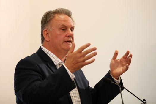  Mark Latham, former Leader of the Federal Labor Party from 2003 - 2005, Mark Latham now works as a journalist and political commentator. October 5, 2017, in Sydney, Australia. (Cameron Spencer/Getty Images)
