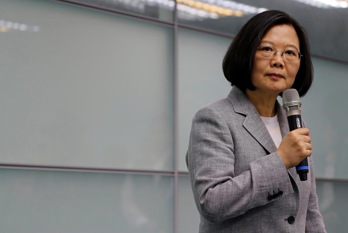 Taiwan President Says Chinese Drills a Threat But Not Intimidated