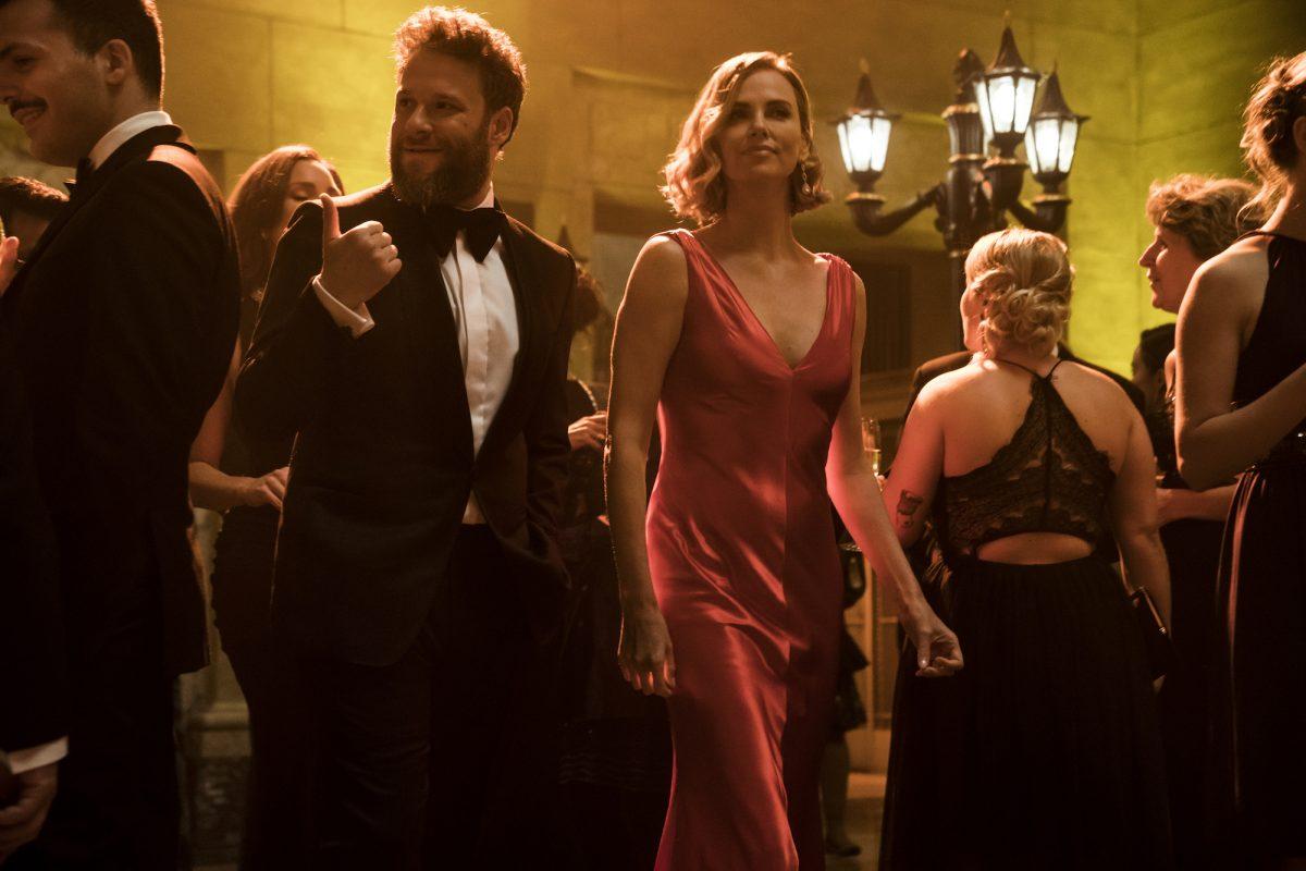 Fred Flarsky (Seth Rogen) and Charlotte Fields (Charlize Theron) in “Long Shot.” (Murray Close/Lionsgate)