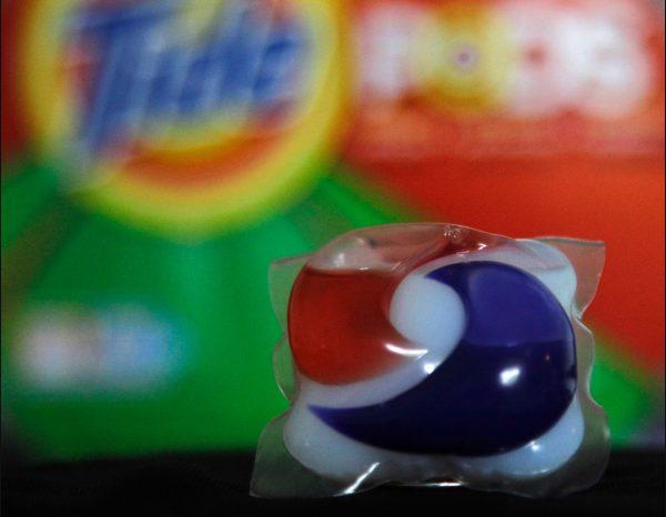 FILE—A laundry detergent pod in Houston, Texas, on May 24, 2012. (Pat Sullivan/AP Photo)