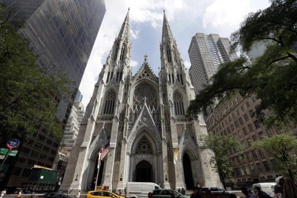 St. Patrick's Cathedral is seen in N.Y., on Sept. 6, 2018. (Richard Drew/File via AP)