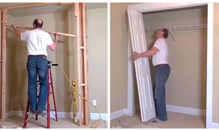 The Breathtaking Transformation From Empty Space Into Walk-In Wardrobe!