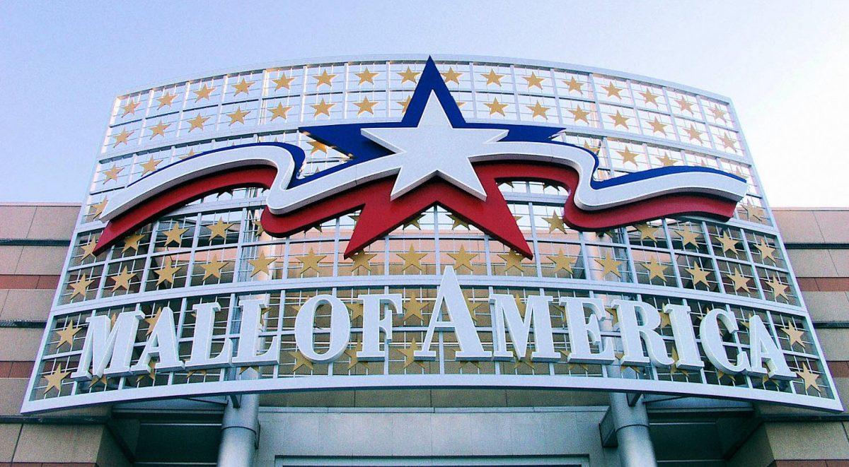 A sign at the Mall of America, the largest mall in the United States, is seen in a file photo. (Tim Gans/AFP/Getty Images)
