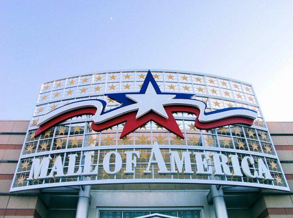 A sign at the Mall of America, the largest mall in the United States, is seen in a 2006 file photo. (Tim Gans/AFP/Getty Images)