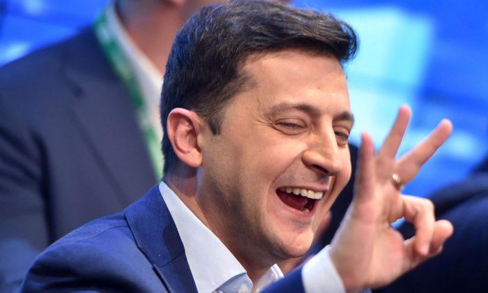 Real Life as President Starts for Comedian Zelensky Who Played One on TV