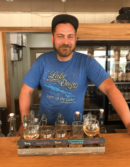 A tasting at Salt Spring Wild Cider. (Tim Johnson)
