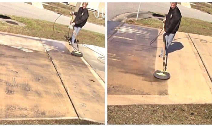 Video: Man Power-Washes Driveway, the Result Is Almost Too Satisfying to Handle