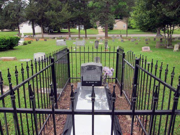 The gravesite of James Byrd Jr. in Jasper, Texas, on April 12, 2019. (Juan Lozano/Photo via AP)