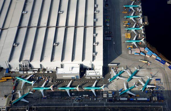 Boeing 737 MAX Airplanes Parked On The Tarmac At The Boeing Factory In Renton, on March 21, 2019. (Lindsey Wasson/Reuters)