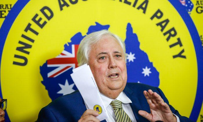 Conservative United Australia Party to Run Candidates in All Lower House Seats in 2022 Elections