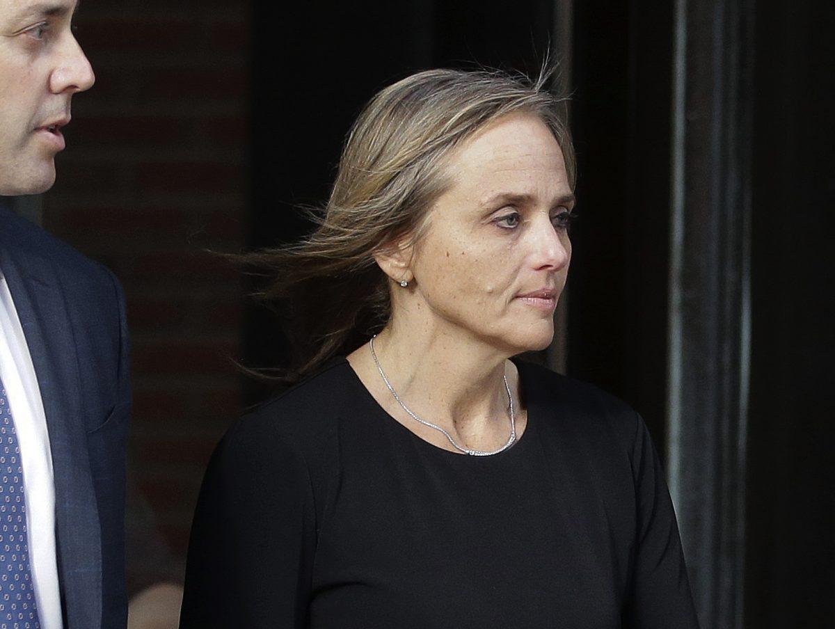 District Court Judge Shelley M. Richmond Joseph departs federal court in Boston, on April 25, 2019, after facing obstruction of justice charges for allegedly helping a man in the country illegally evade immigration officials as he left her Newton, Mass., courthouse after a hearing in 2018. (Steven Senne/AP Photo)
